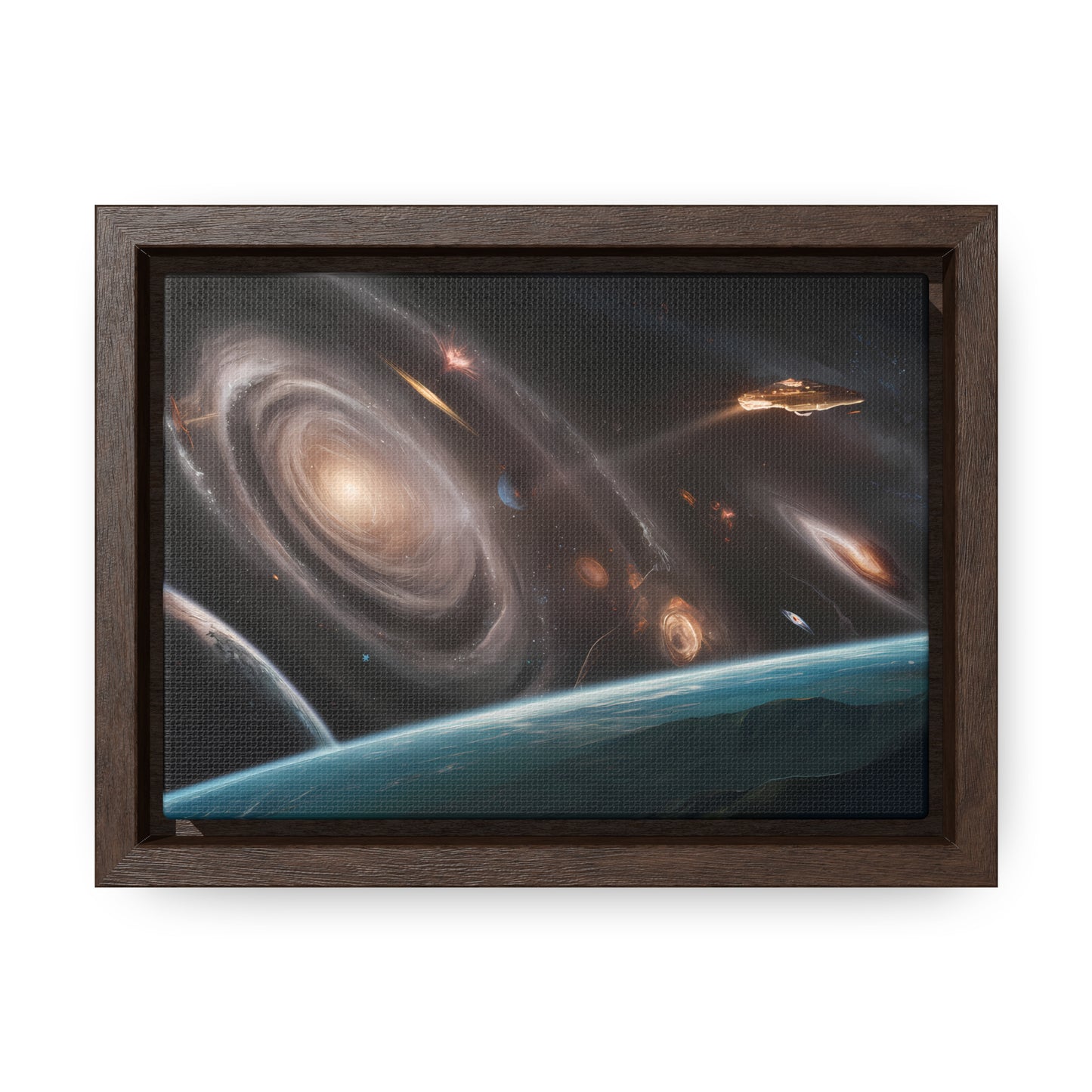 Galactic Odyssey - Gallery Canvas Wraps, Horizontal Frame