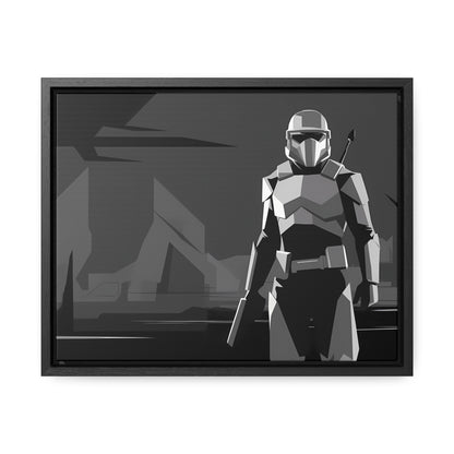 The Lone Protector - Gallery Canvas Wraps, Horizontal Frame