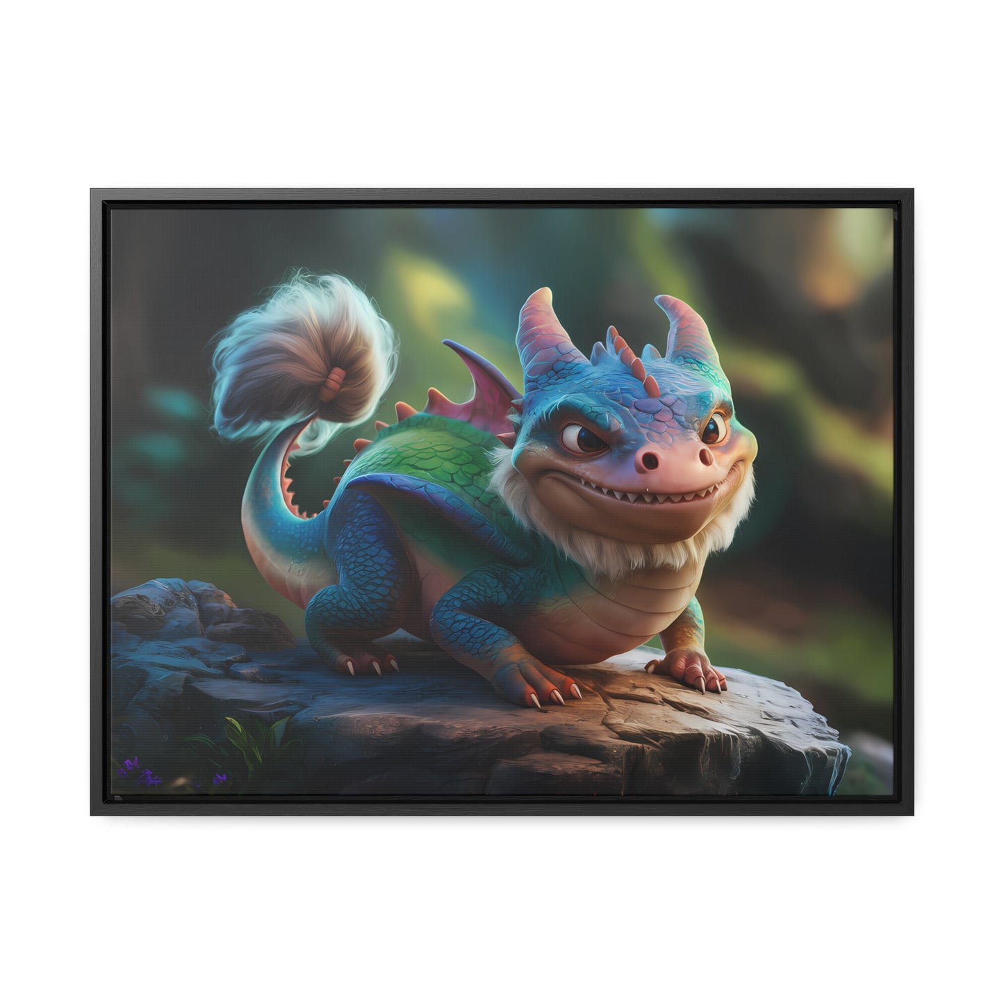 Guardian of the Enchanted Grove - Gallery Canvas Wraps, Horizontal Frame