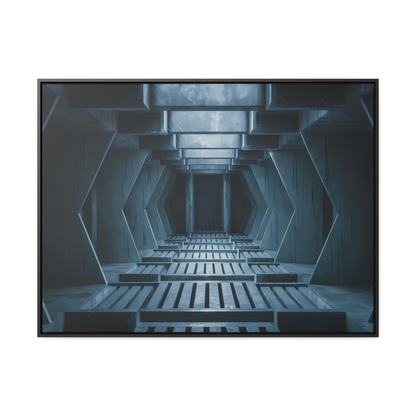 Echoes of the Forgotten Passage - Gallery Canvas Wraps, Horizontal Frame