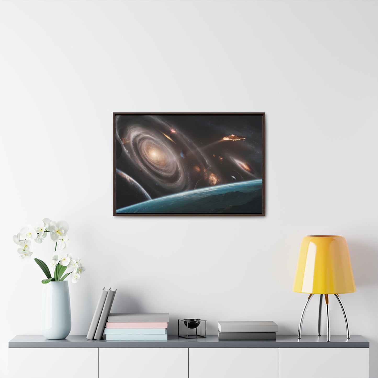 Galactic Odyssey - Gallery Canvas Wraps, Horizontal Frame