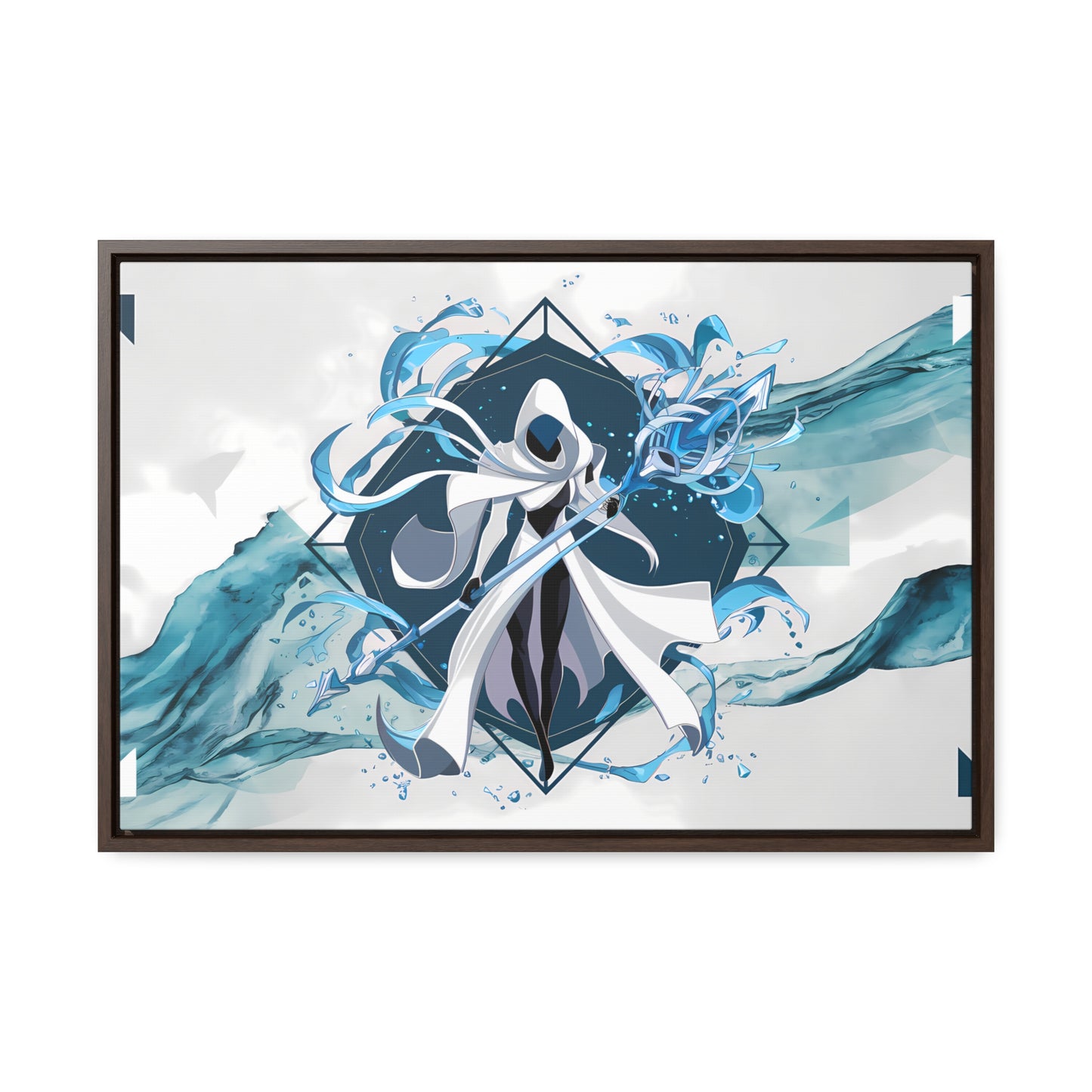 Ethereal Sentinel of the Tides - Gallery Canvas Wraps, Horizontal Frame