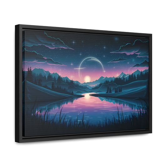 Sunset Serenity - Gallery Canvas Wraps, Horizontal Frame