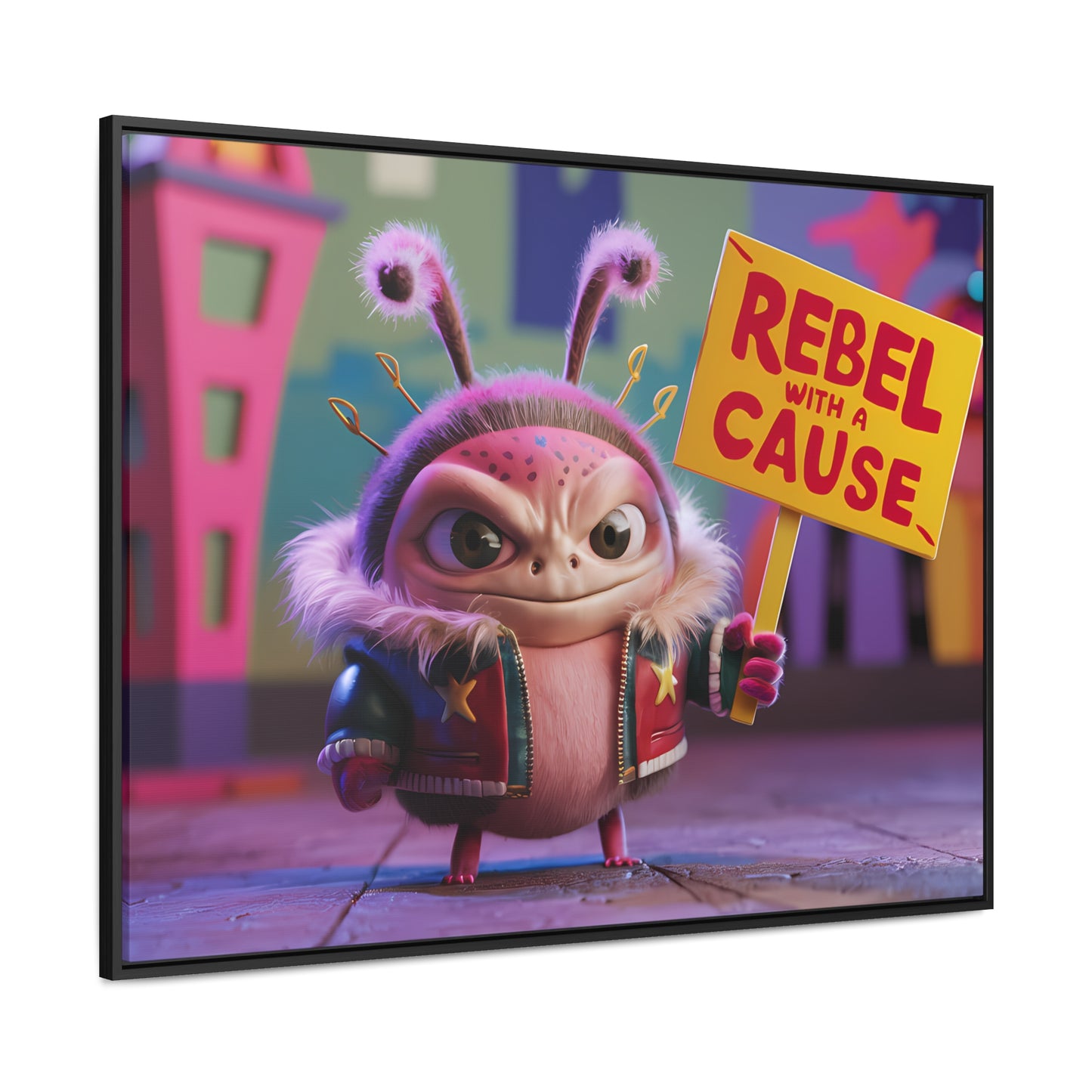 Rebel with a Cause - Gallery Canvas Wraps, Horizontal Frame