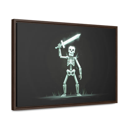 Rise of the Skeleton Warrior - Gallery Canvas Wraps, Horizontal Frame