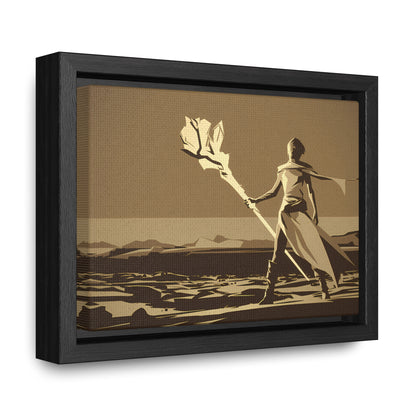 Wanderer of the Desolate Lands - Gallery Canvas Wraps, Horizontal Frame