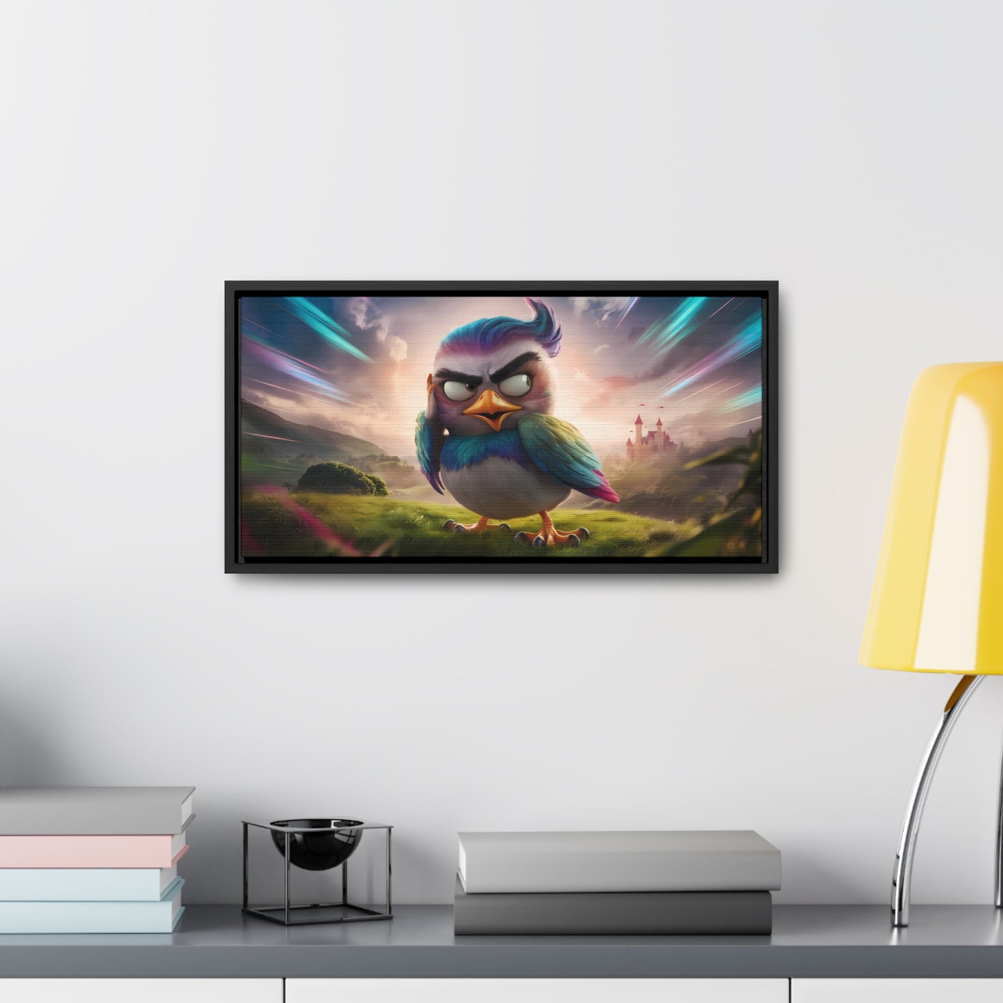 Feathered Fury: The Guardian of the Sky - Gallery Canvas Wraps, Horizontal Frame