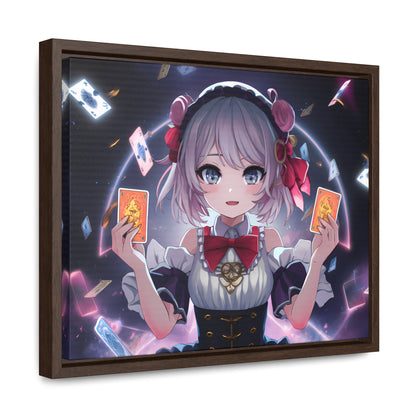 "Arcane Card Mastery" - Gallery Canvas Wraps, Horizontal Frame