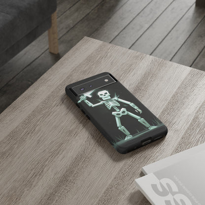 Geometric Skeleton Swordsman - Smartphone Tough Cases