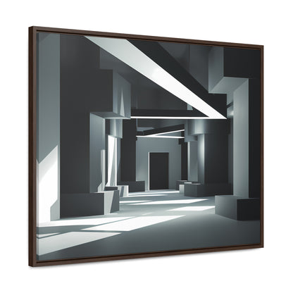 Echoes of Geometry - Gallery Canvas Wraps, Horizontal Frame