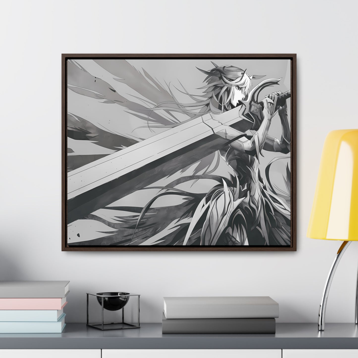 Eclipse of the Blade - Gallery Canvas Wraps, Horizontal Frame