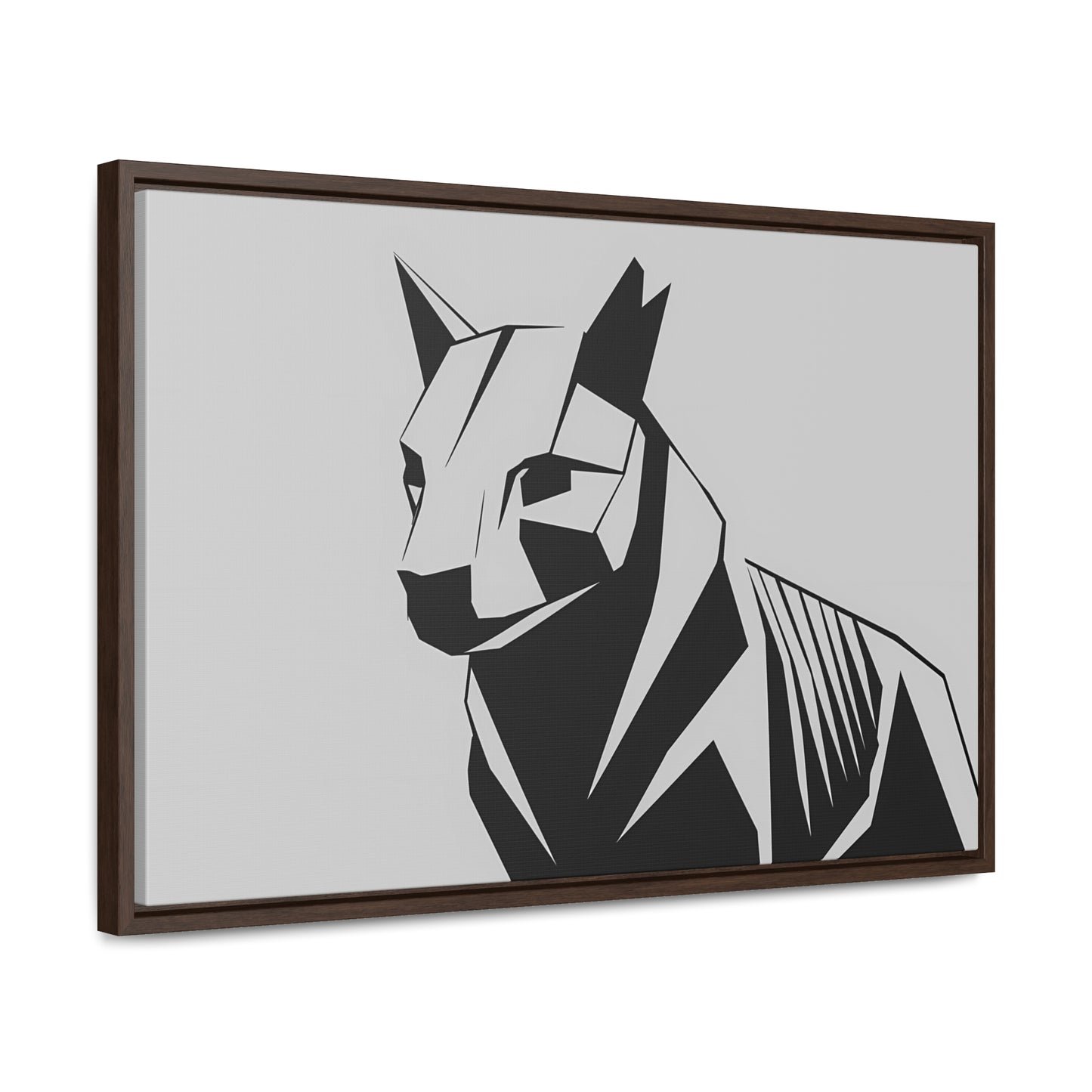 Geometric Guardian - Gallery Canvas Wraps, Horizontal Frame