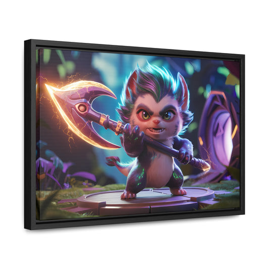 "Fierce Guardian of the Enchanted Forest" - Gallery Canvas Wraps, Horizontal Frame