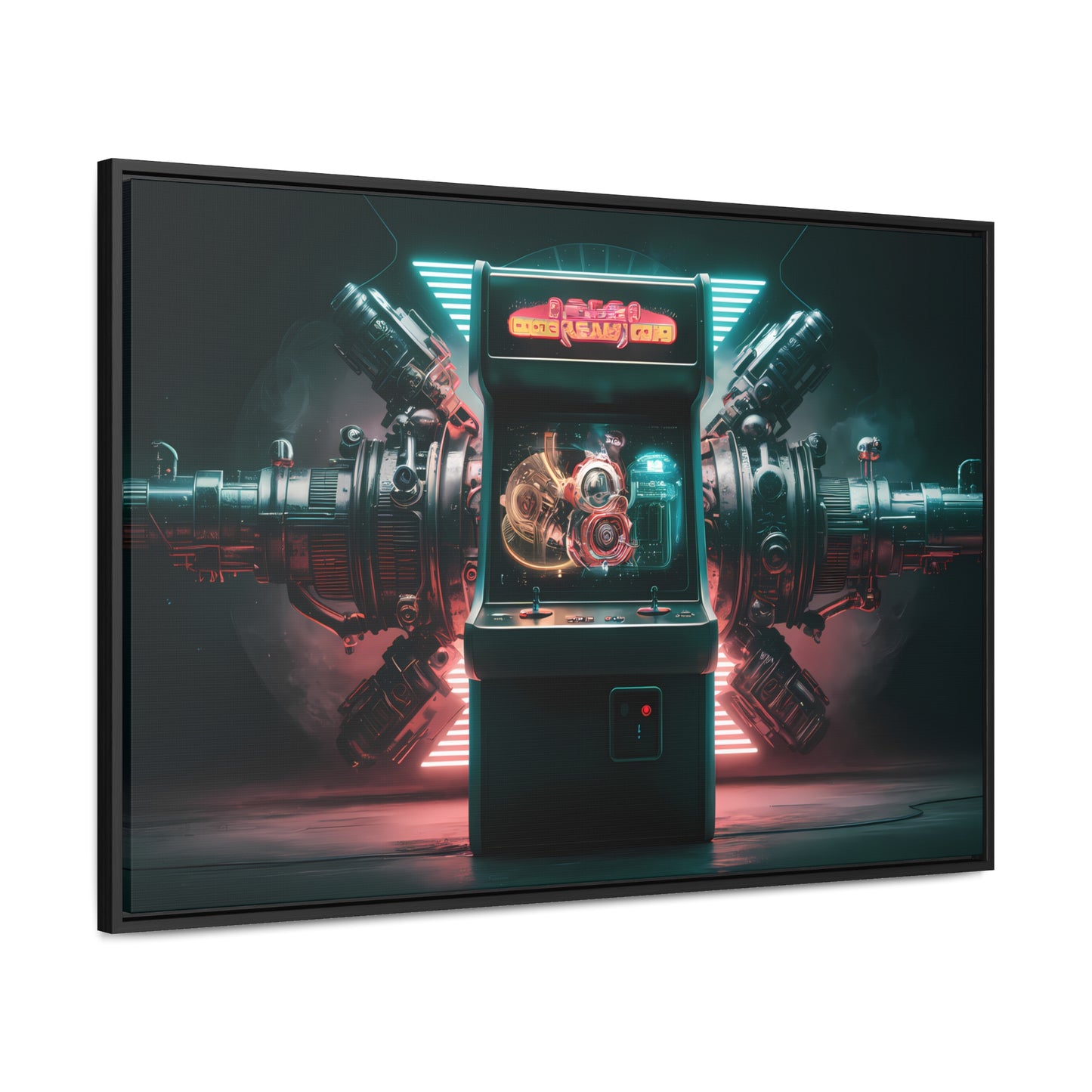 Quantum Arcade Revolution - Gallery Canvas Wraps, Horizontal Frame