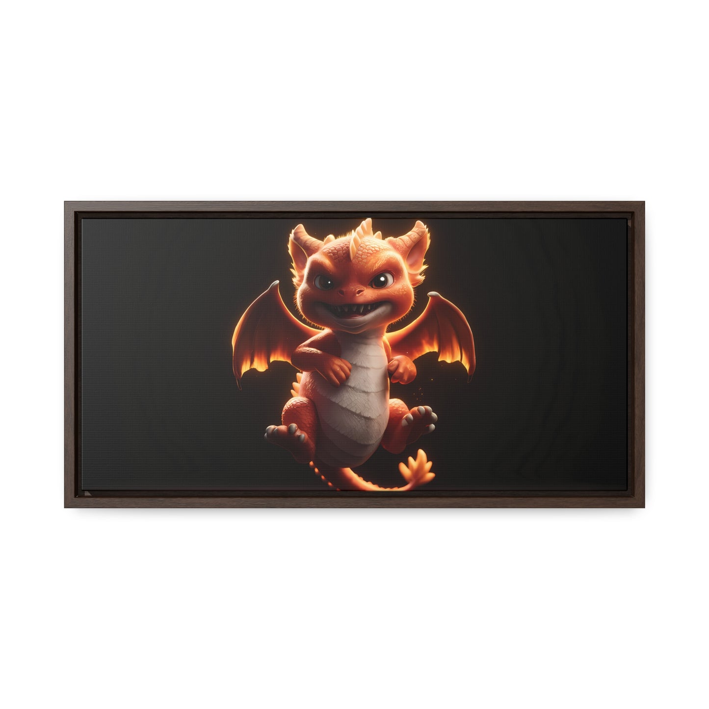 Fiery Mischief - Gallery Canvas Wraps, Horizontal Frame