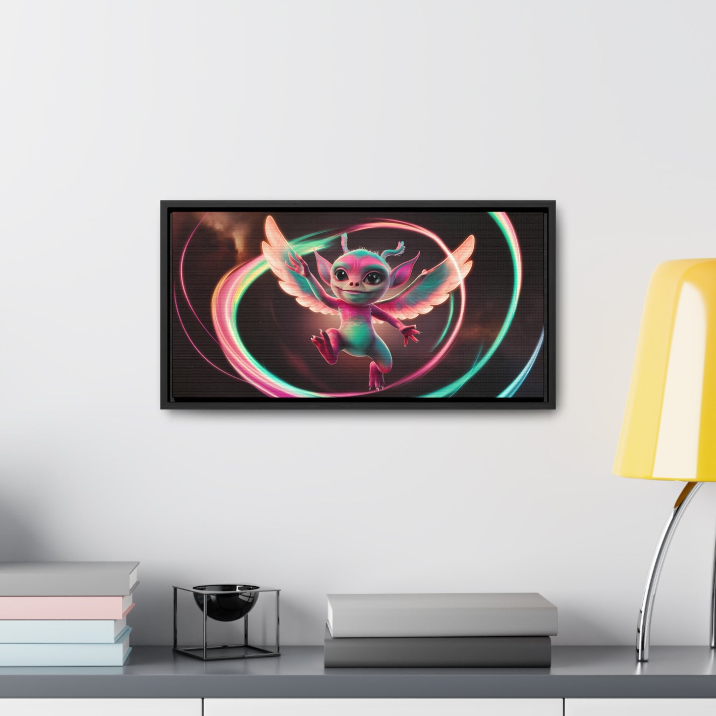 Wings of Radiant Joy - Gallery Canvas Wraps, Horizontal Frame