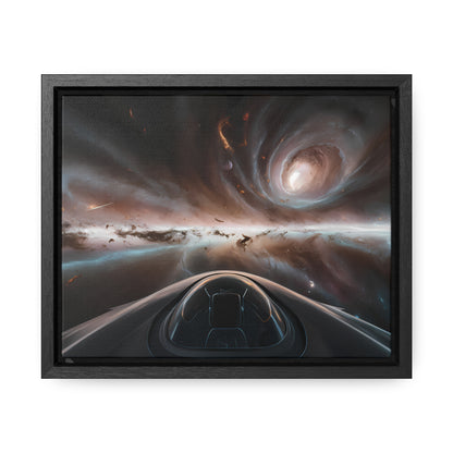 Journey Through the Celestial Abyss - Gallery Canvas Wraps, Horizontal Frame