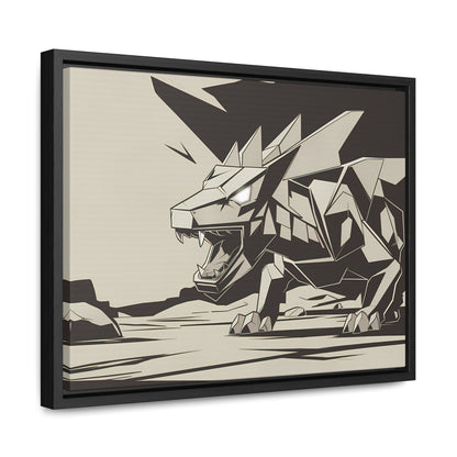 Raging Stone Guardian - Gallery Canvas Wraps, Horizontal Frame