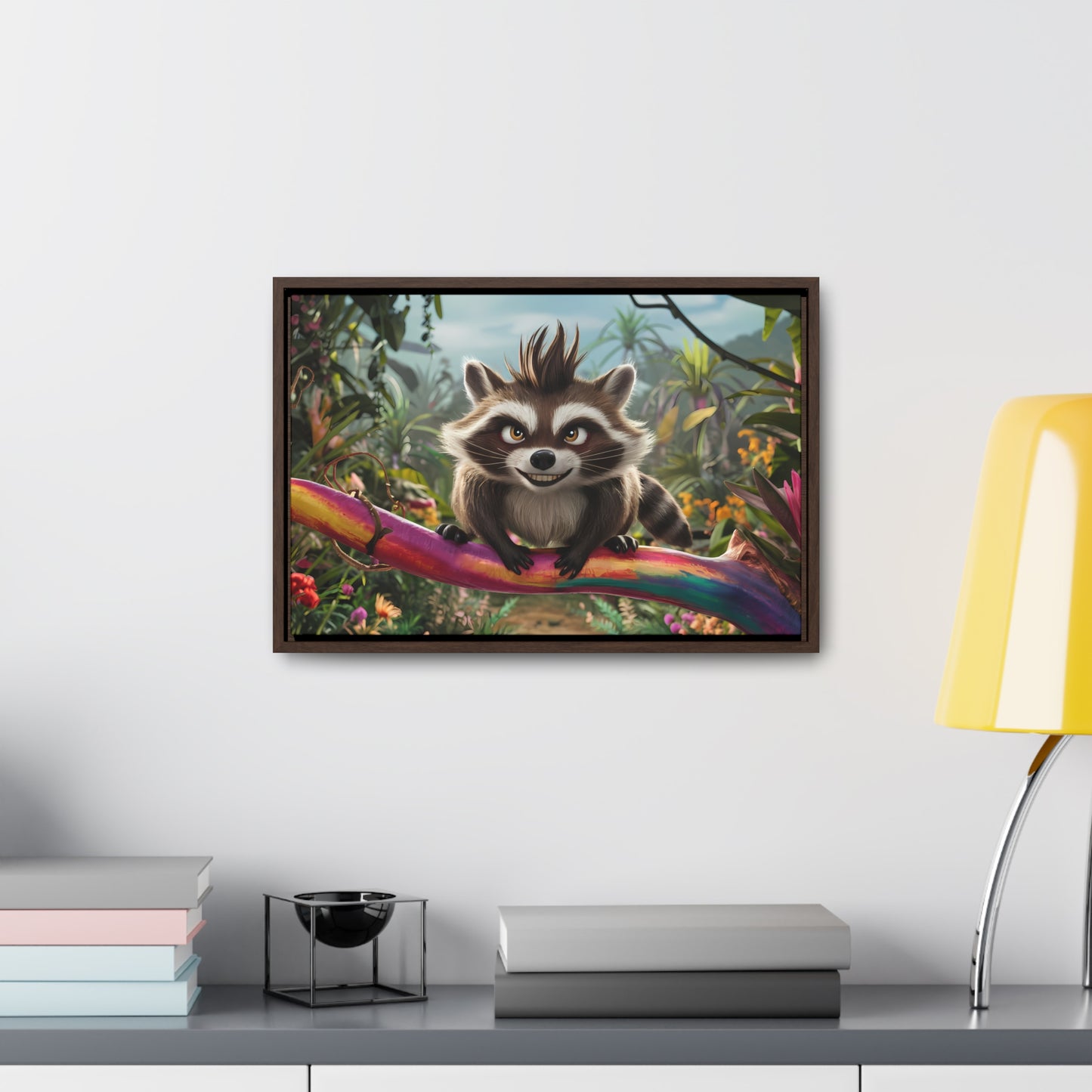 Jungle Mischief - Gallery Canvas Wraps, Horizontal Frame