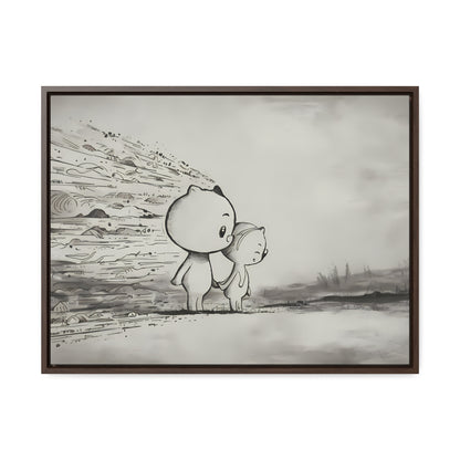 "Together Through the Storm" - Gallery Canvas Wraps, Horizontal Frame