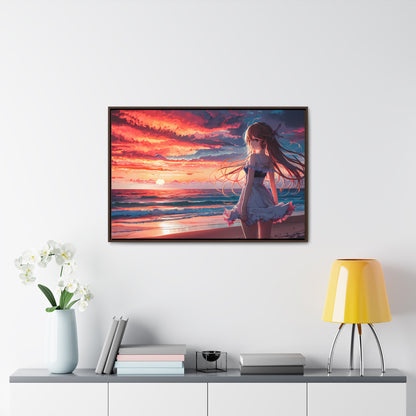 Sunset Reverie - Gallery Canvas Wraps, Horizontal Frame