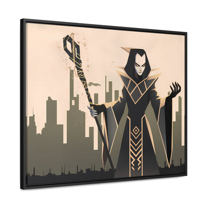 Shadow Sovereign of the Forsaken City - Gallery Canvas Wraps, Horizontal Frame