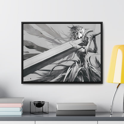 Eclipse of the Blade - Gallery Canvas Wraps, Horizontal Frame