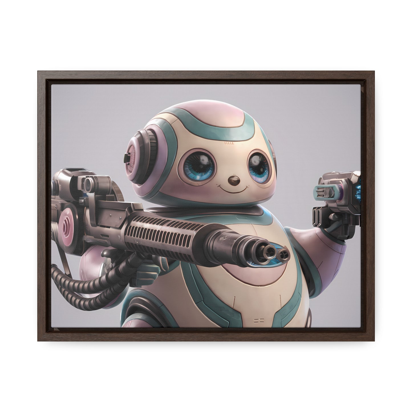 "Adorable Defender" - Gallery Canvas Wraps, Horizontal Frame