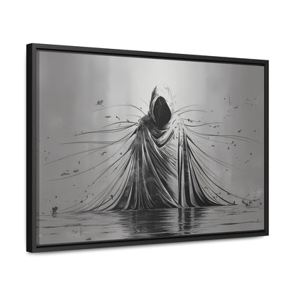 Ethereal Sentinel of the Abyss - Gallery Canvas Wraps, Horizontal Frame