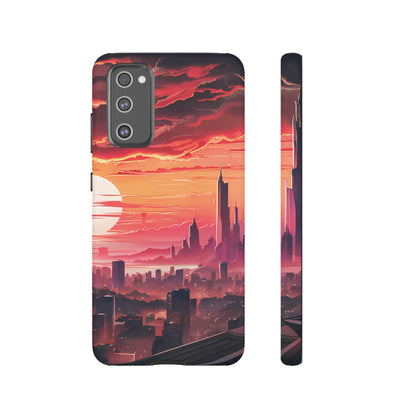 Anime City at Dawn - Smartphone Tough Cases