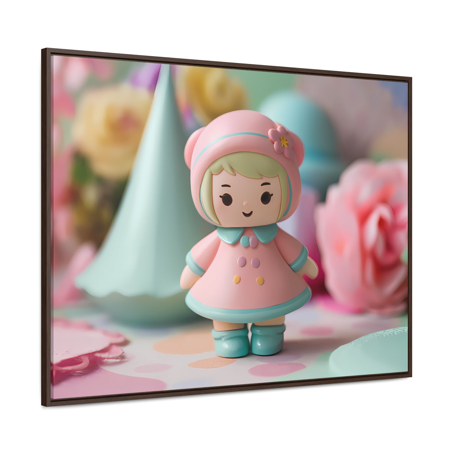 Sweet Pastel Dreamland - Gallery Canvas Wraps, Horizontal Frame