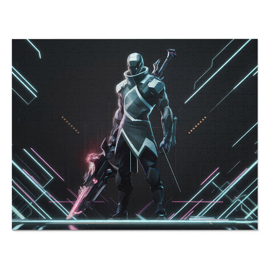 Cybernetic Blade Sentinel - Jigsaw Puzzle (30, 110, 252, 500,1000-Piece)