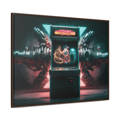 Quantum Arcade Revolution - Gallery Canvas Wraps, Horizontal Frame