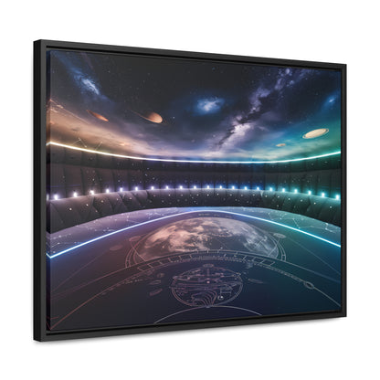 Stellar Observatory Nexus - Gallery Canvas Wraps, Horizontal Frame