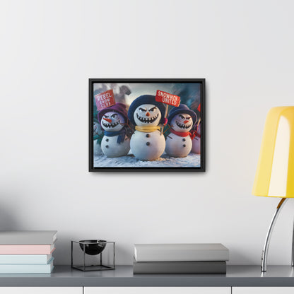 Frosty Revolt - Gallery Canvas Wraps, Horizontal Frame