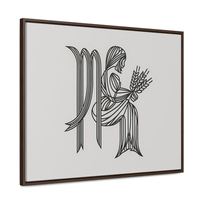 Virgo Lines - Gallery Canvas Wraps, Horizontal Frame