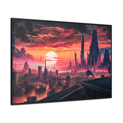 City of the Last Dawn - Gallery Canvas Wraps, Horizontal Frame