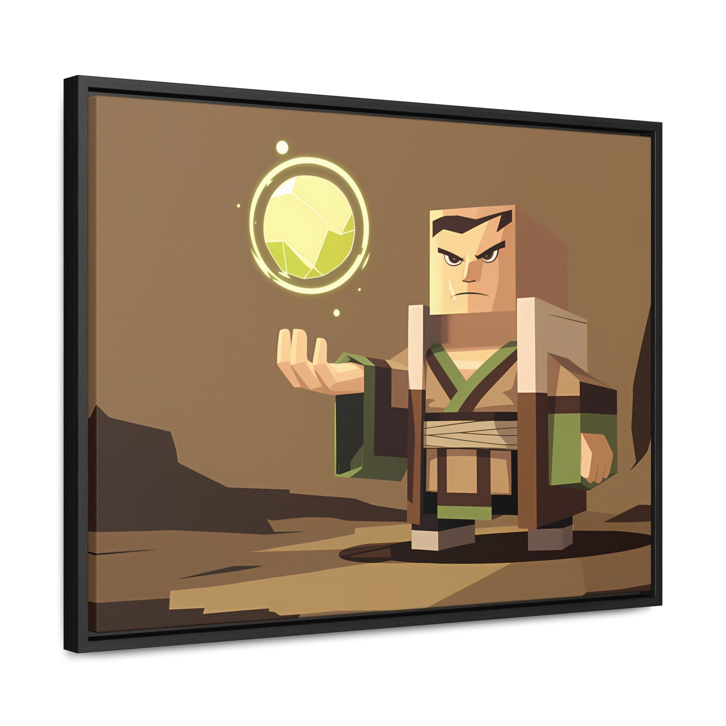 The Mage's Resolve - Gallery Canvas Wraps, Horizontal Frame