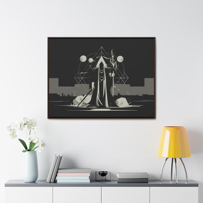 The Arcane Guardian of the Shadows - Gallery Canvas Wraps, Horizontal Frame