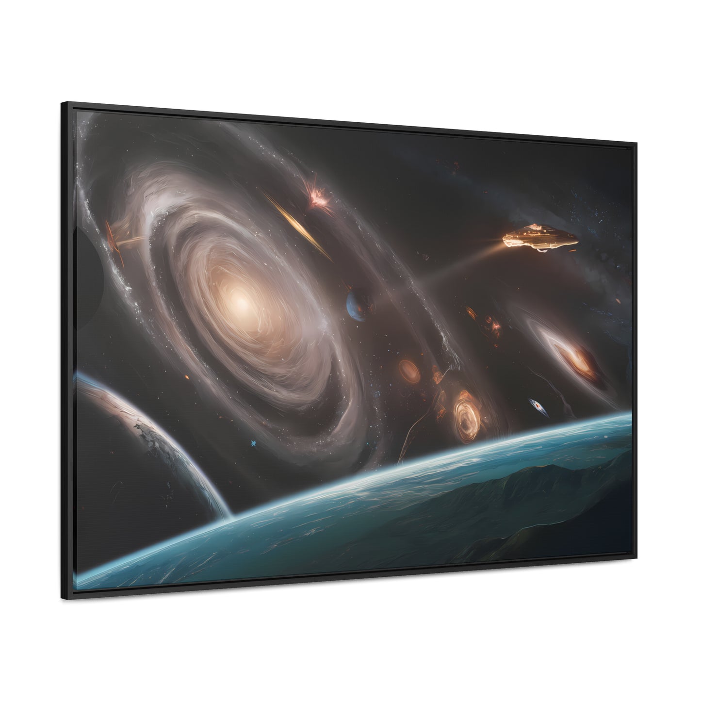 Galactic Odyssey - Gallery Canvas Wraps, Horizontal Frame