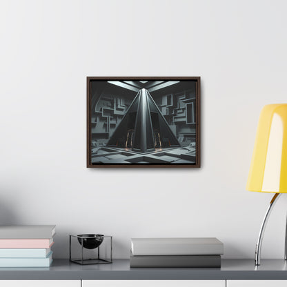 Sanctum of the Obsidian Pyramid - Gallery Canvas Wraps, Horizontal Frame