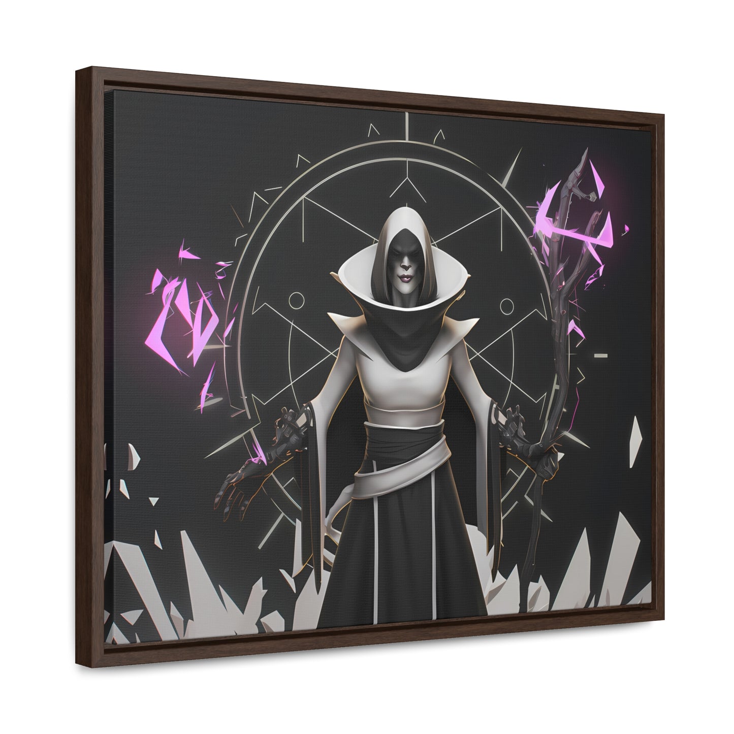 Veil of the Arcane Wraith - Gallery Canvas Wraps, Horizontal Frame