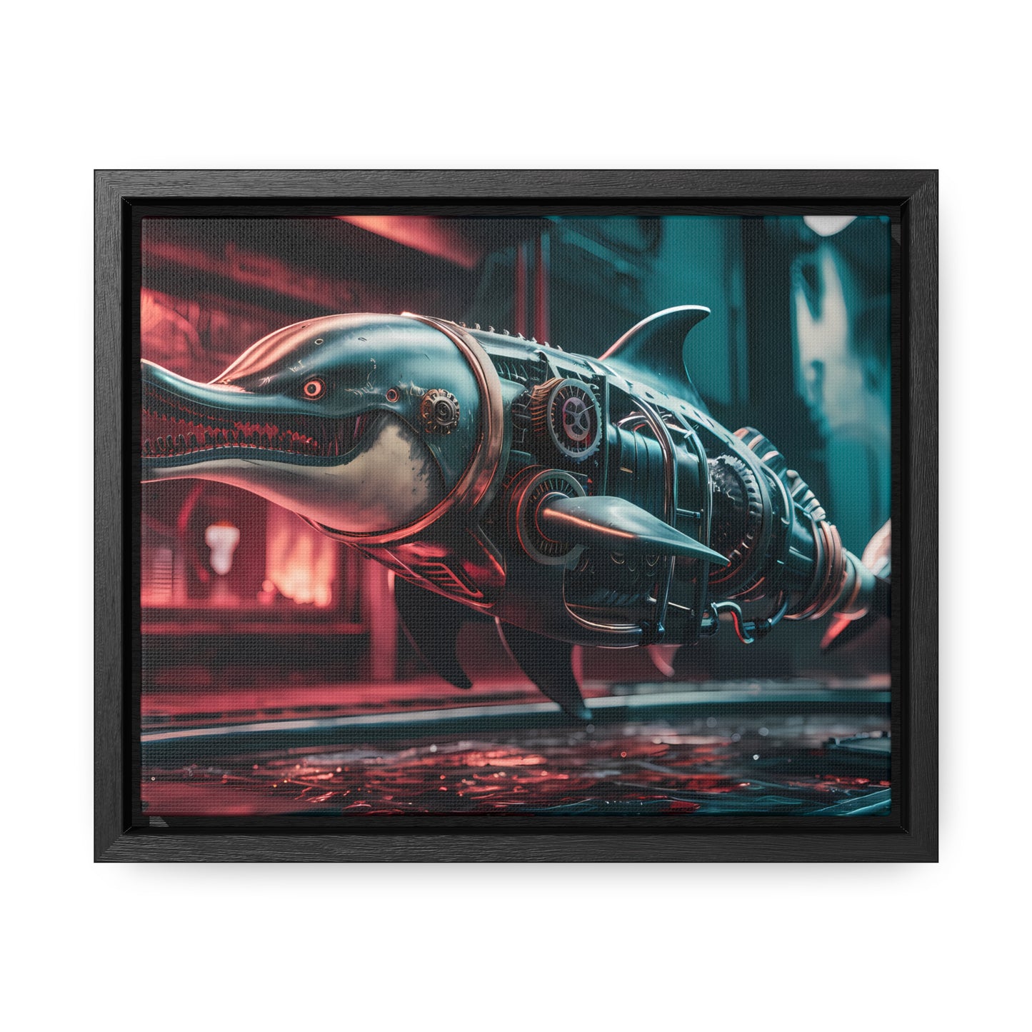 Mechanical Apex Predator - Gallery Canvas Wraps, Horizontal Frame