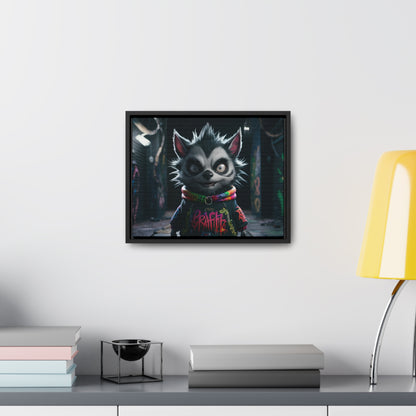 Urban Graffiti Rebel - Gallery Canvas Wraps, Horizontal Frame