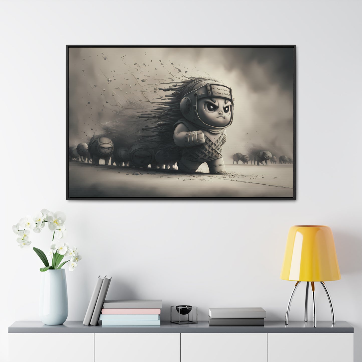 March of the Determined - Gallery Canvas Wraps, Horizontal Frame