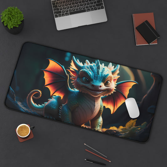 "Guardian of the Enchanted Forest" - Desk Mat