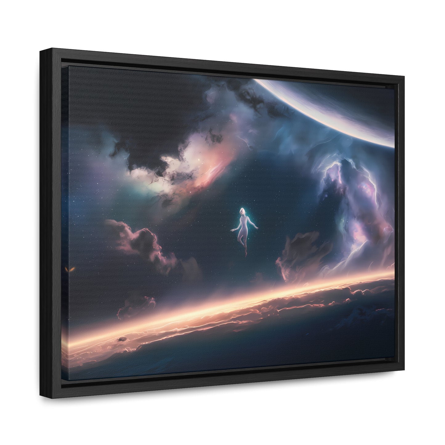 Ascension Beyond the Horizon - Gallery Canvas Wraps, Horizontal Frame