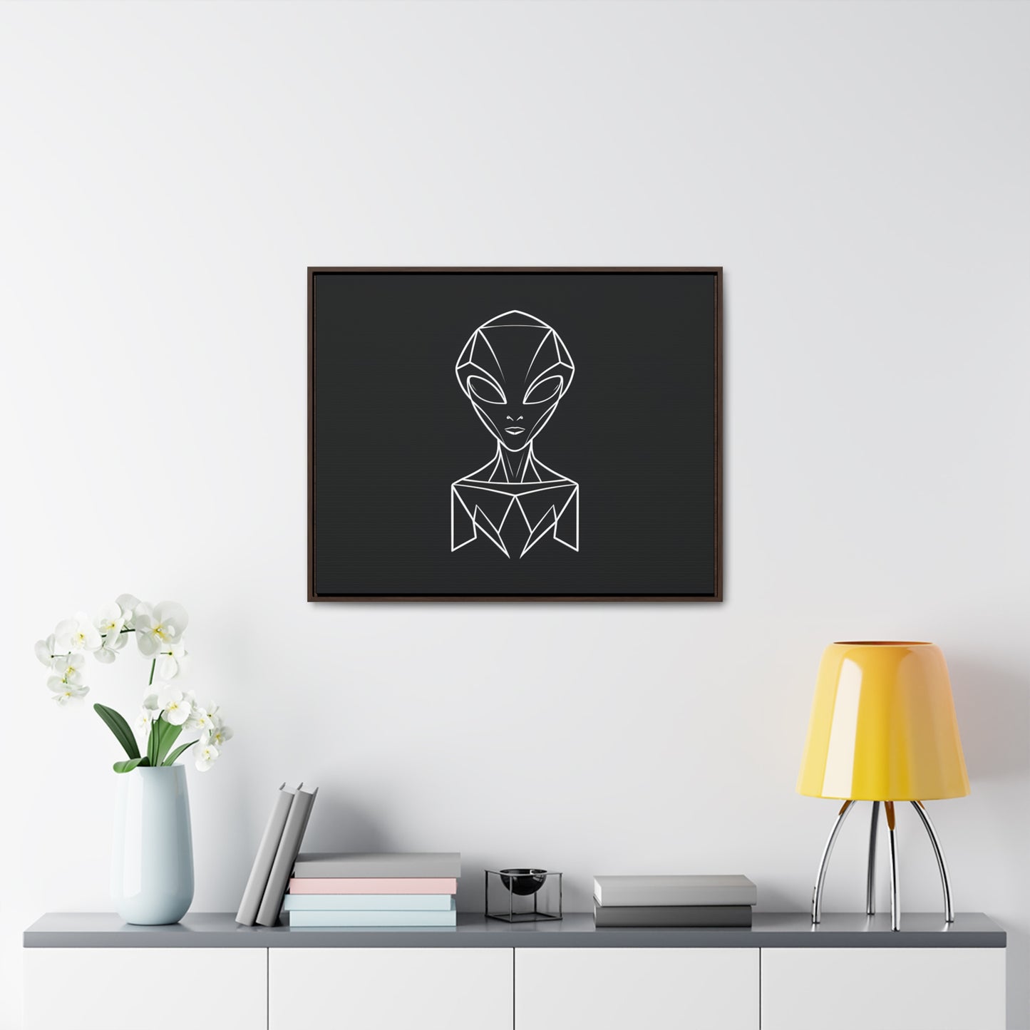 Alien Geometry - Gallery Canvas Wraps, Horizontal Frame