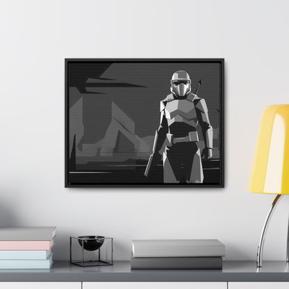 The Lone Protector - Gallery Canvas Wraps, Horizontal Frame