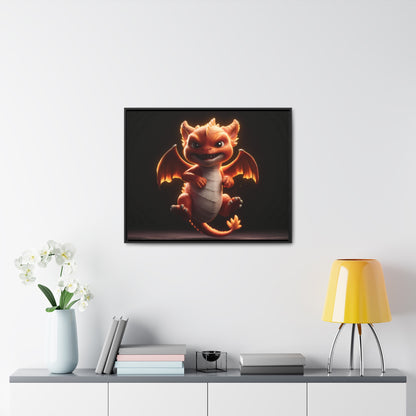 Fiery Mischief - Gallery Canvas Wraps, Horizontal Frame